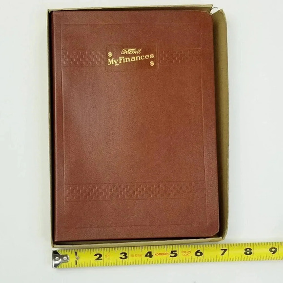 Trussell My Finances Vintage Accounting With Box Yellow Envelopes Copyright 1961 - Picture 3 of 8